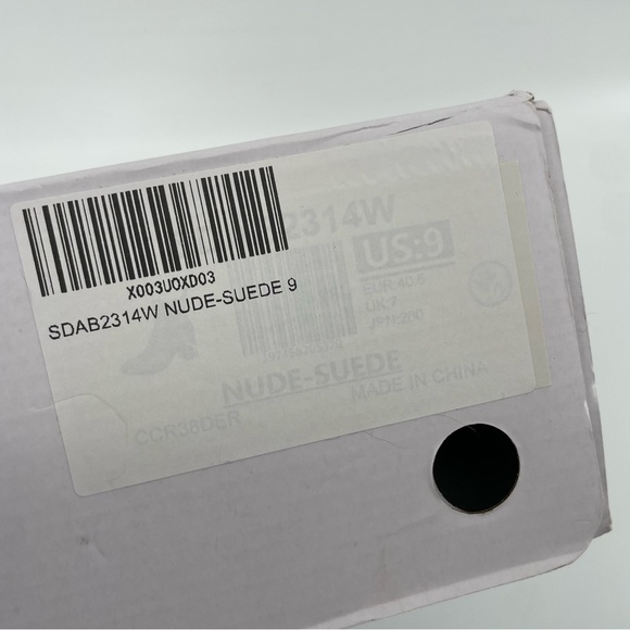 NEW Dream Pairs Pointed Toe Chelsea Ankle Boots Nude Suede 9 - Picture 14 of 14